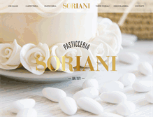 Tablet Screenshot of pasticceriasoriani.it